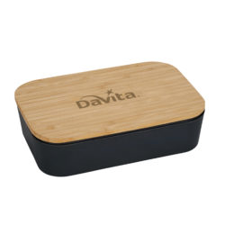 Bamboo Fiber Lunch Box with Cutting Board Lid
