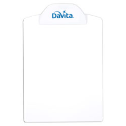 “Dwight” Letter Size Clipboard with Imprintable Clip