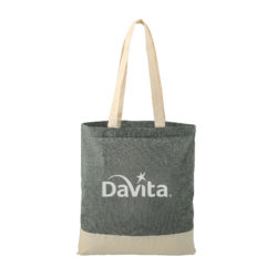 Split Recycled 5oz Cotton Twill Convention Tote