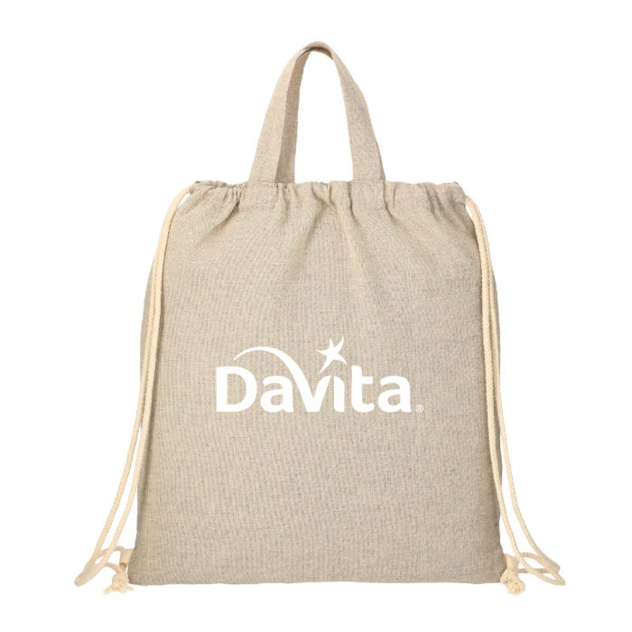 Split Recycled 5oz Cotton Twill Convention Tote