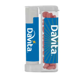 Sugar Free Mints In A Rectangular Flip-Top Duo With SPF 15 Lip Balm