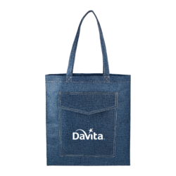 Denim Non-Woven Convention Tote