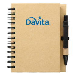 4″ x 5″ Eco Stone Notebook with Pen