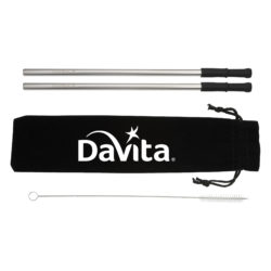 Reusable Stainless steel Straw Set with Brush
