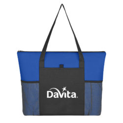 Non-Woven Voyager Zippered Tote Bag