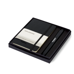 Moleskine® Pocket Notebook and GO Pen Gift Set