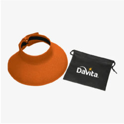 Beachcomber Roll-Up Sun Visor with Pouch