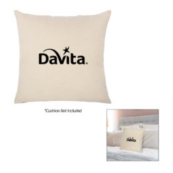16″ X 16″ COTTON CANVAS PILLOW COVER